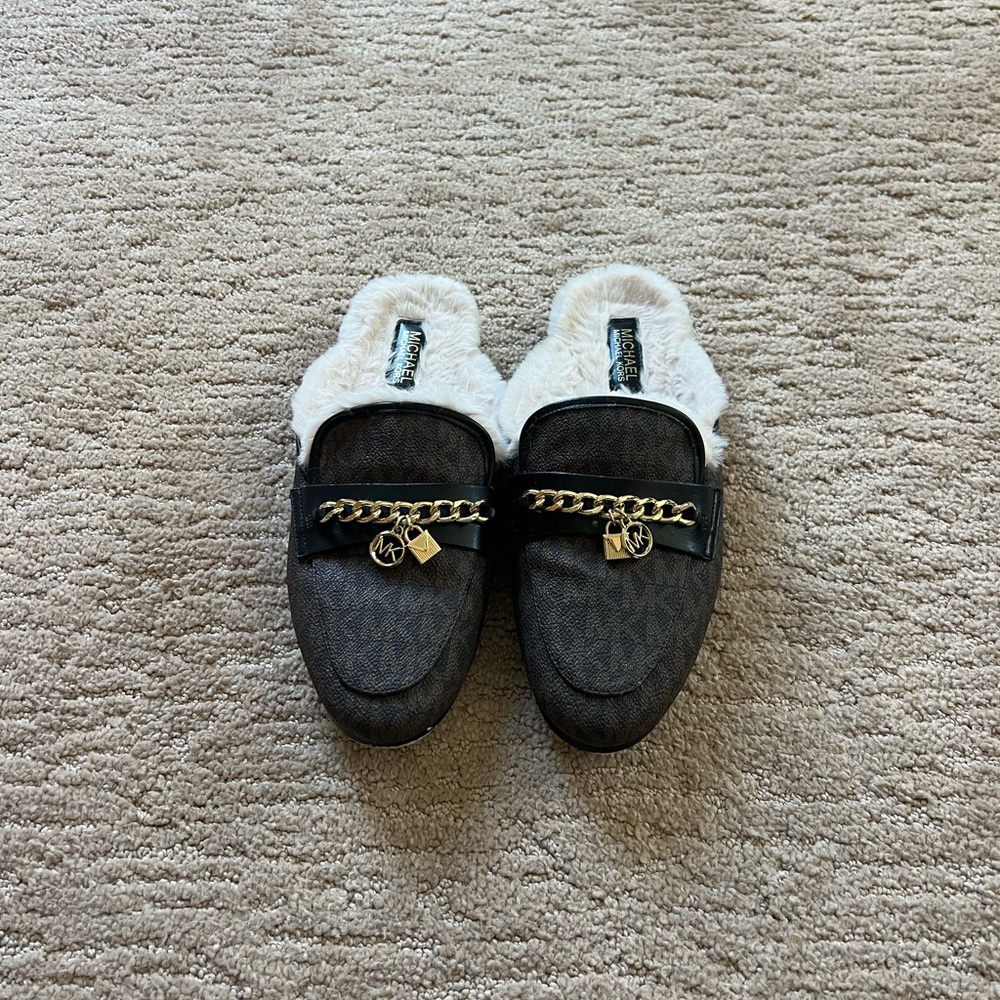 Michael Kors fur mule